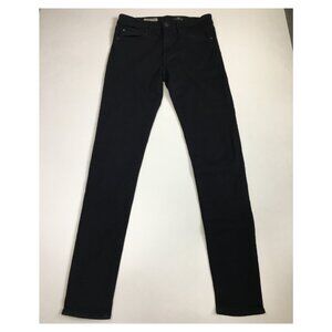 AG ADRIANO GOLDSCHMIED 5 Pocket Black THE FARRAH High Rise Skinny Slim Fit Jeans